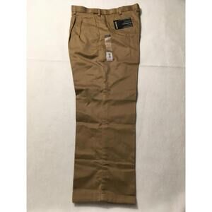 George Mens Premium Dress Pants 36 X 30 wrinkle resist Pleated Front